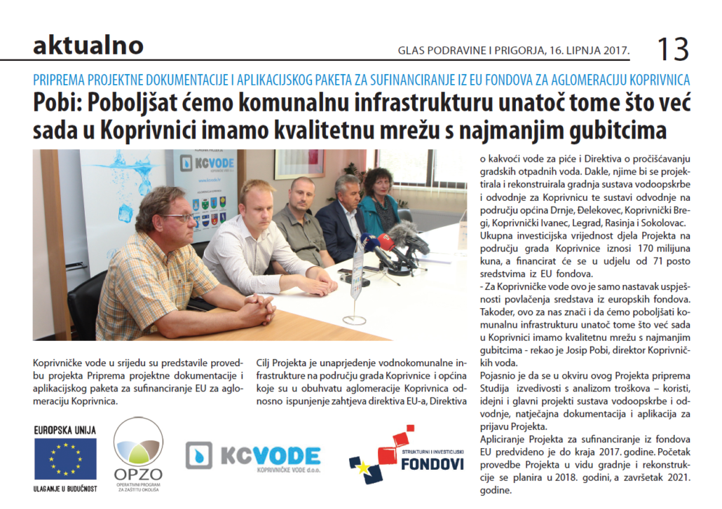 GP EU poboljsanje infrastrukture